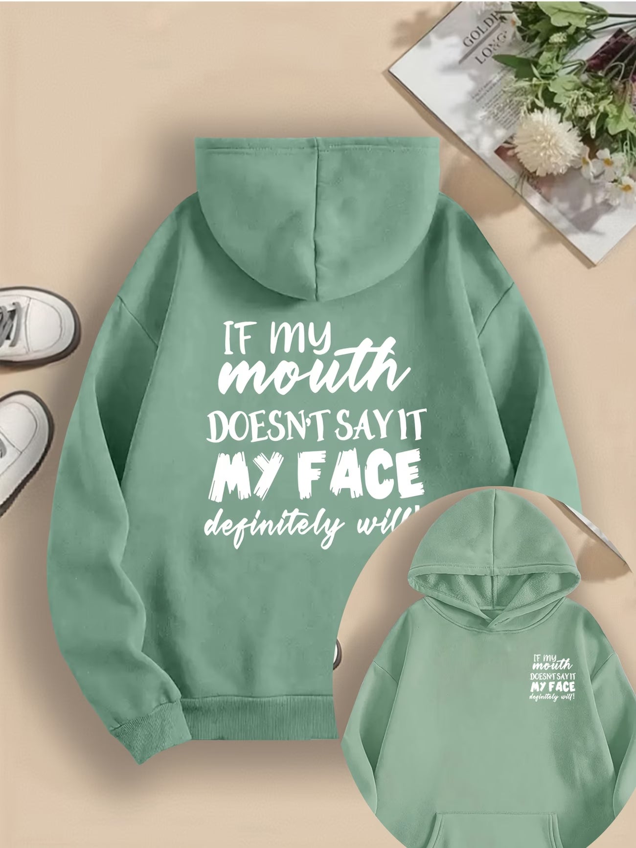Women'S Stylish Reversible Hoodie