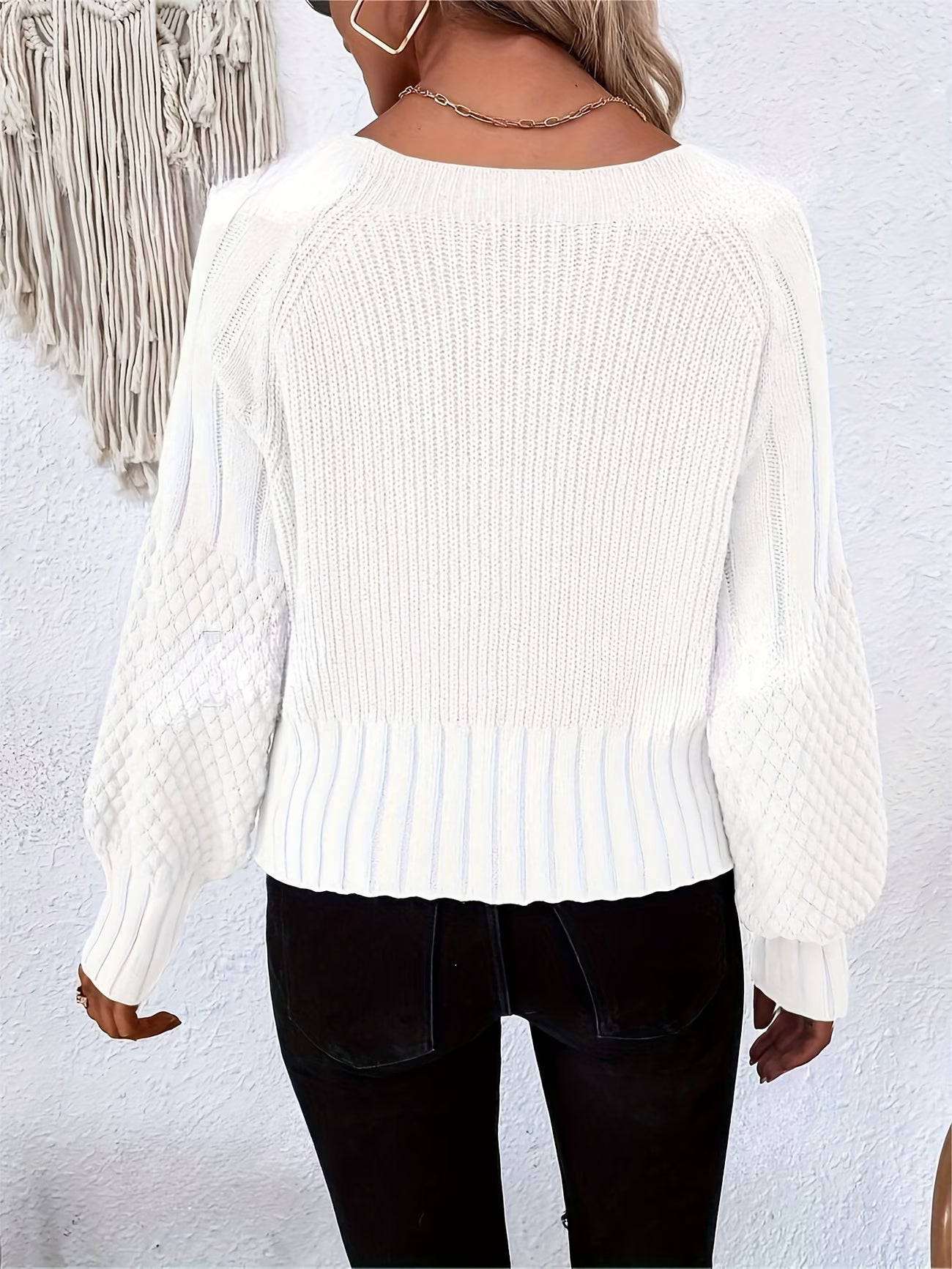 Button-Up Cardigan Sweater
