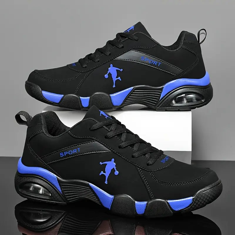 Men'S Breathable Mesh & PU Casual Sneakers