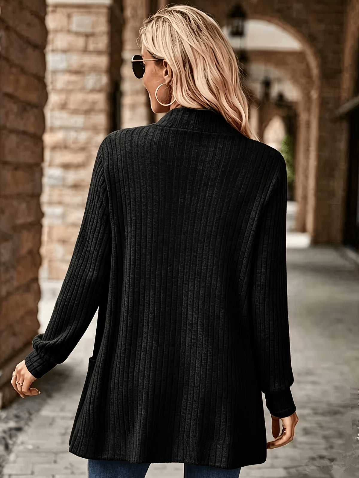 Women's Casual Jacket – All-Season Elegant Long Sleeve Blazer