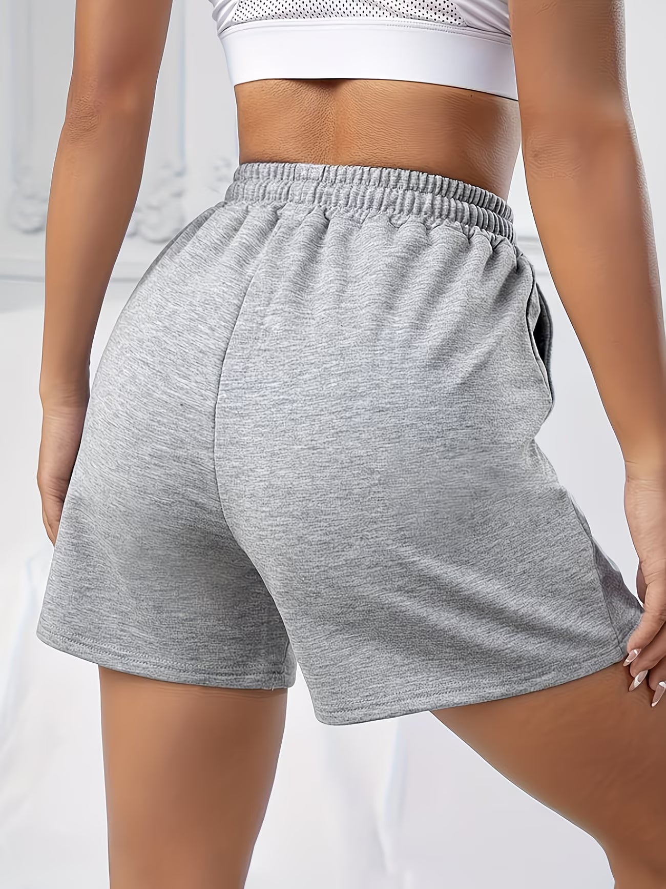 Women's Heart Print Shorts – Trendy High-End Design