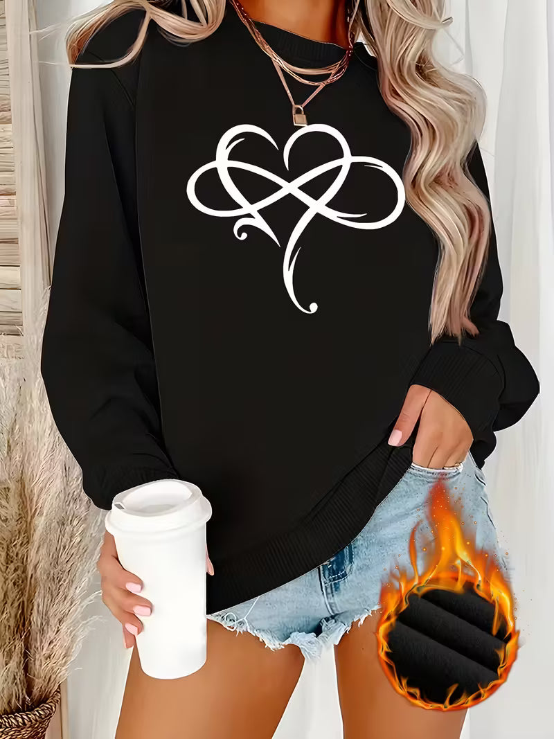 Women'S Cozy Fleece-Lined Long Sleeve sweaters