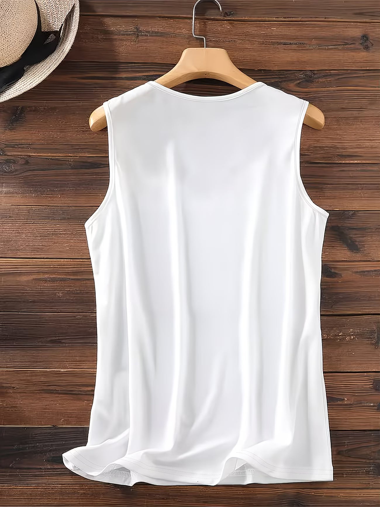 Dog Print V-Neck Sleeveless Vest Top