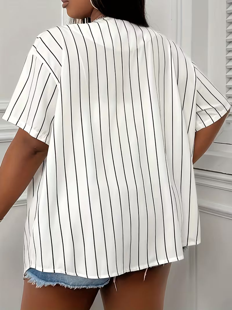 Plus Size, Fashion - Forward - Themed Shirt