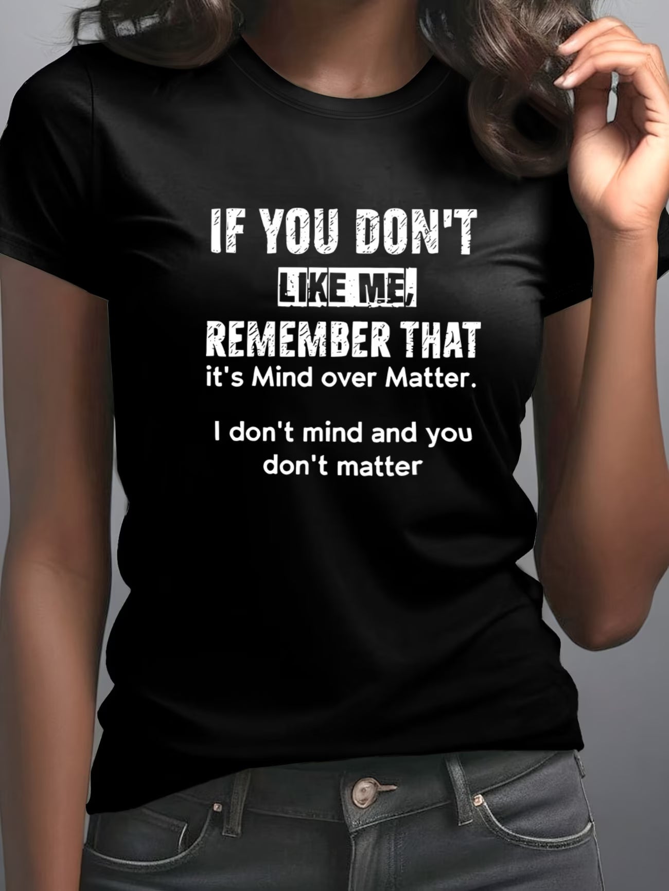 Mind Over Matter Graphic Print T-Shirt