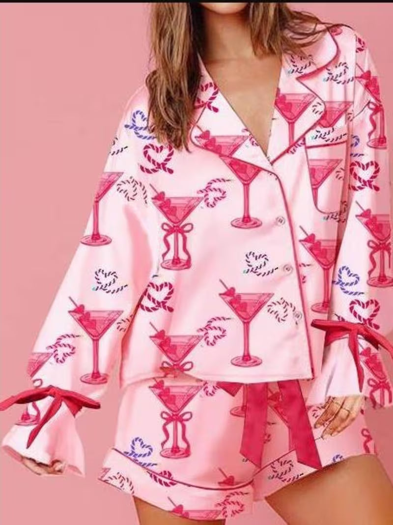 Women'S 2pcs Floral Print Set