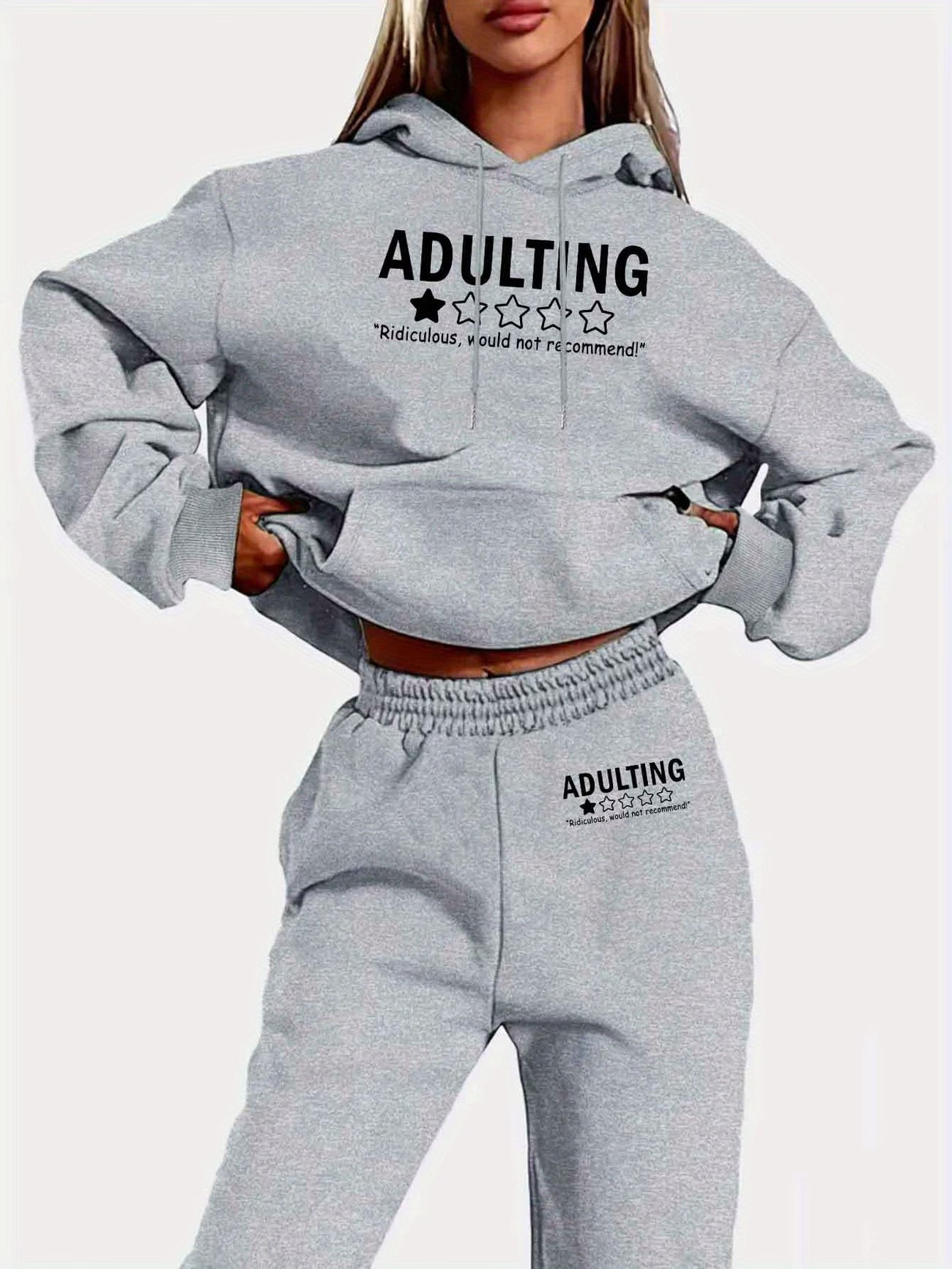 Women's Winter Hoodie Set