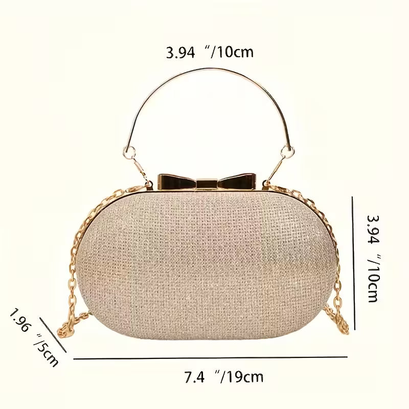 Light Luxury Sequin Simple Handbag,