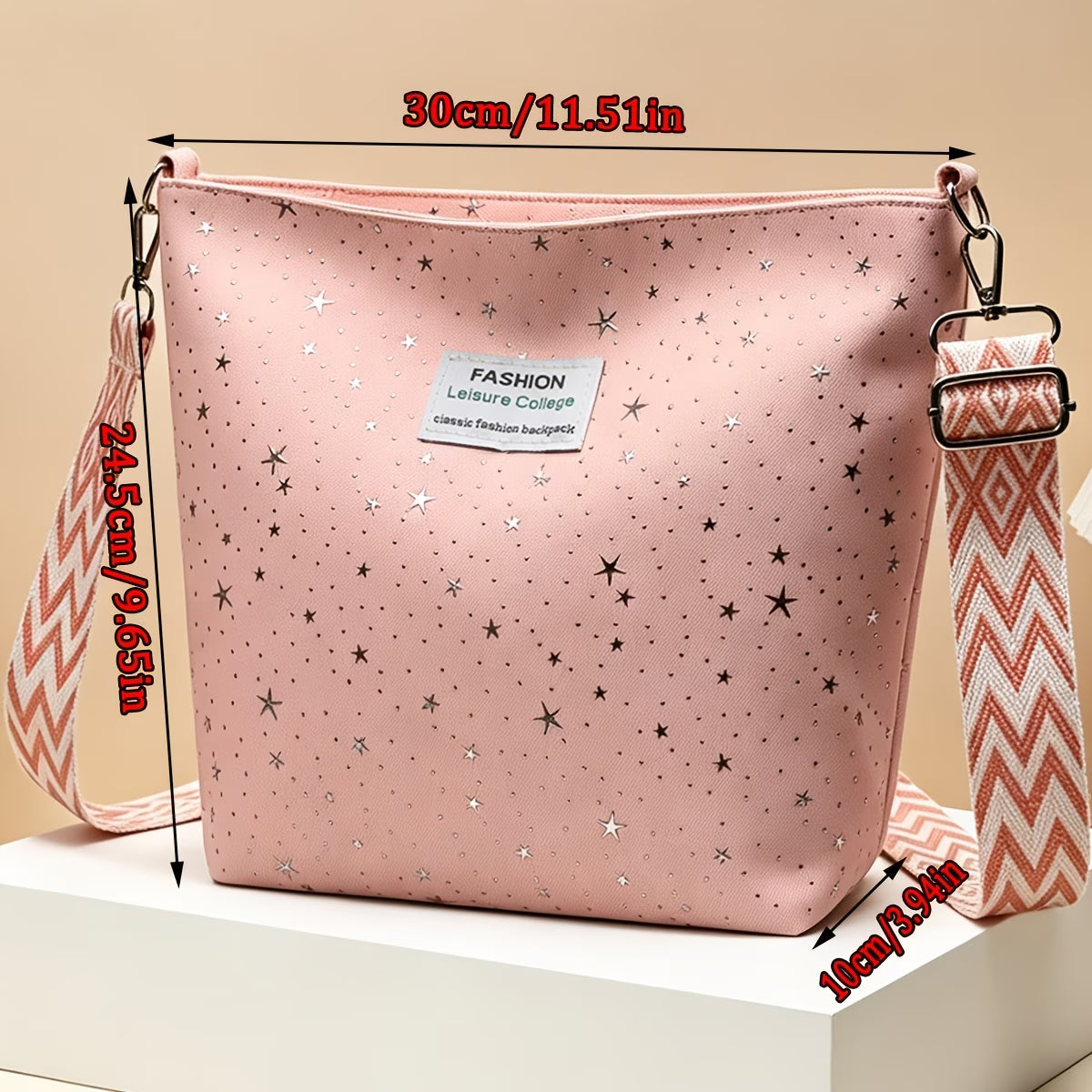 Ladies' Casual Large Messenger Bag – Versatile Everyday Crossbody