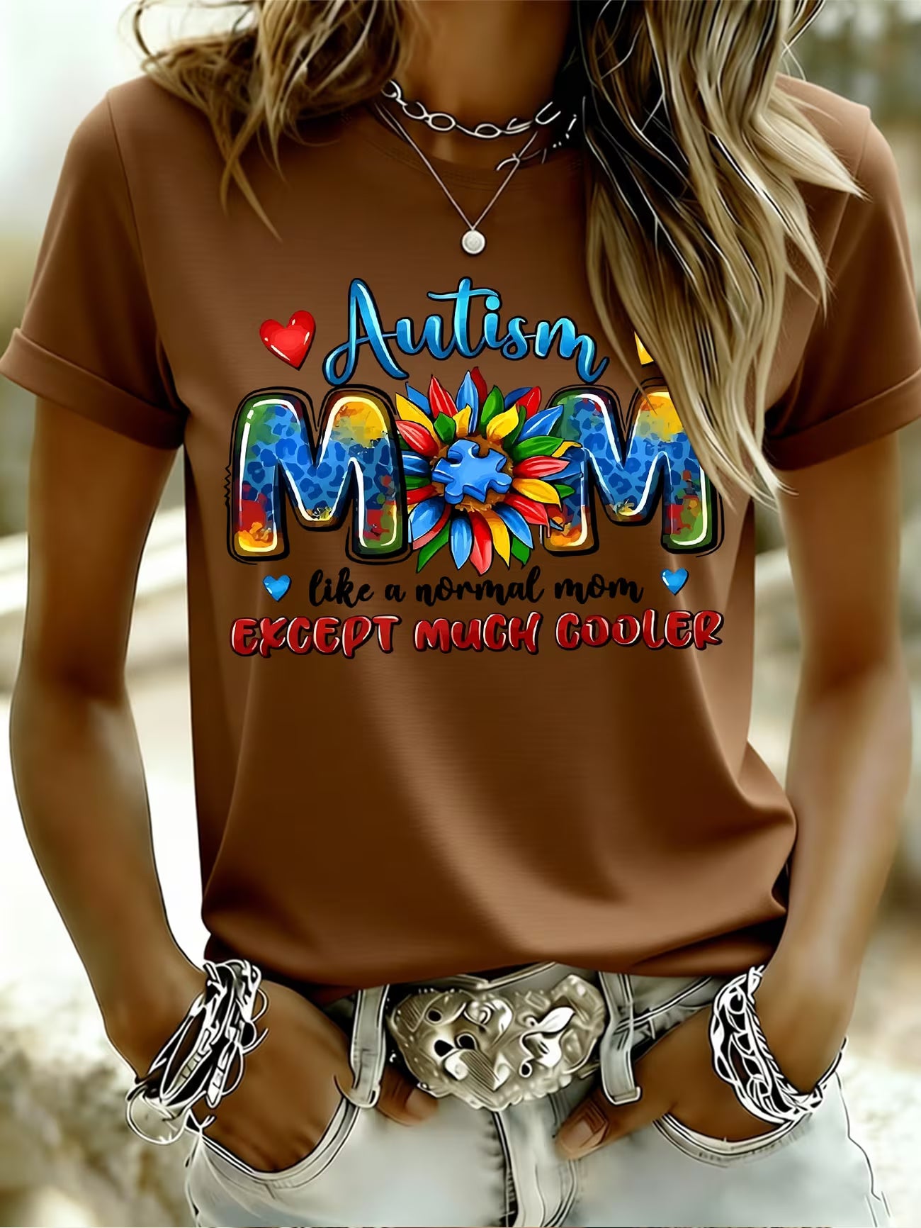 The Life of a Mother with Autism T-Shirt | Mom-Themed Print