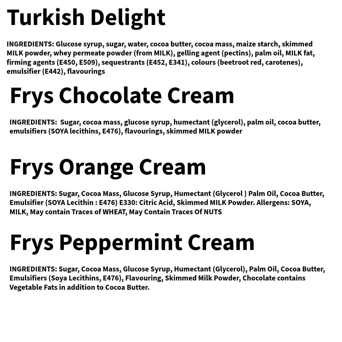 FRY'S Cream & Turkish Delight Mix Chocolate Postal Box