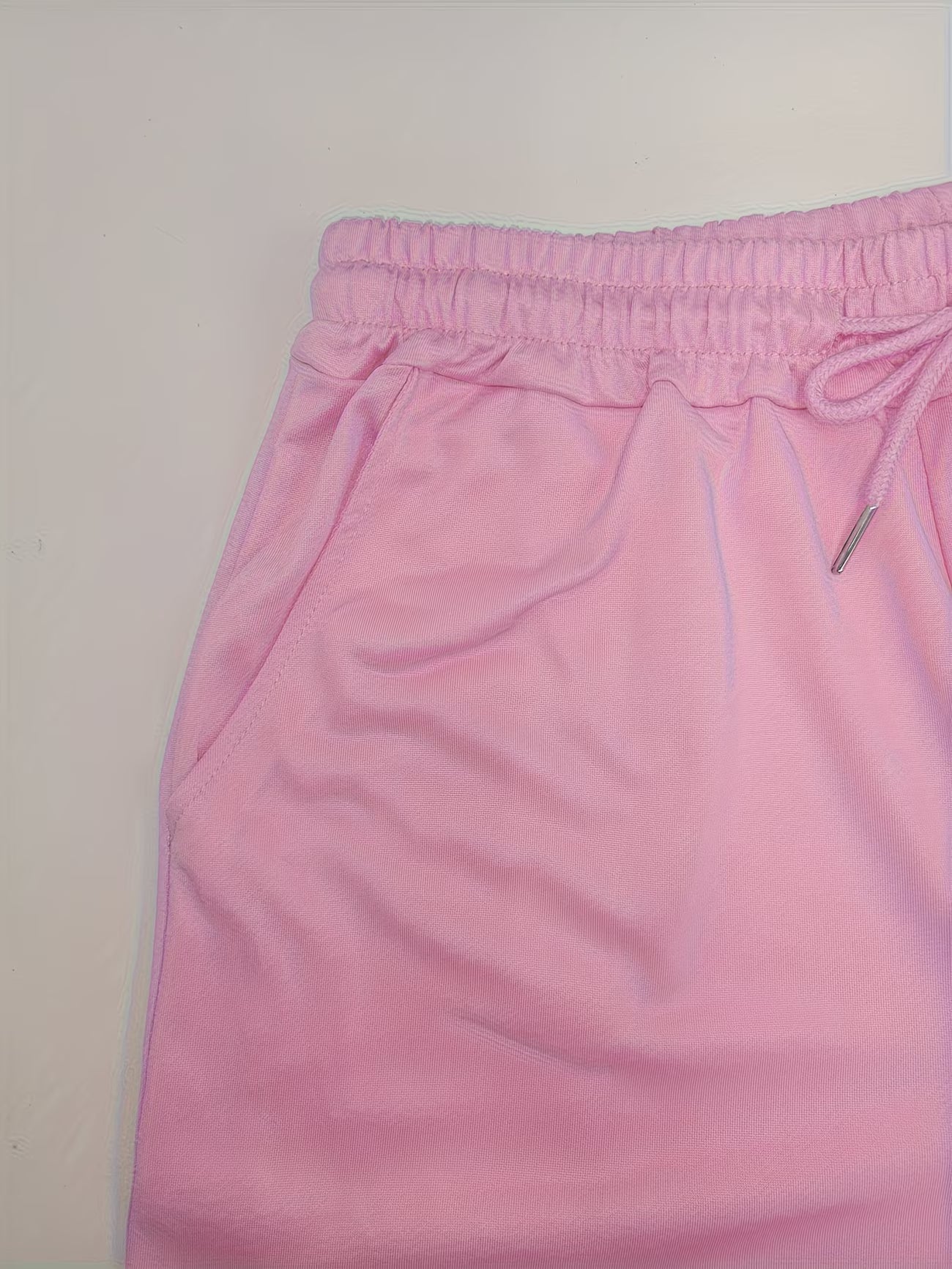 Women's Heart Print Drawstring Shorts – Trendy High-End Design