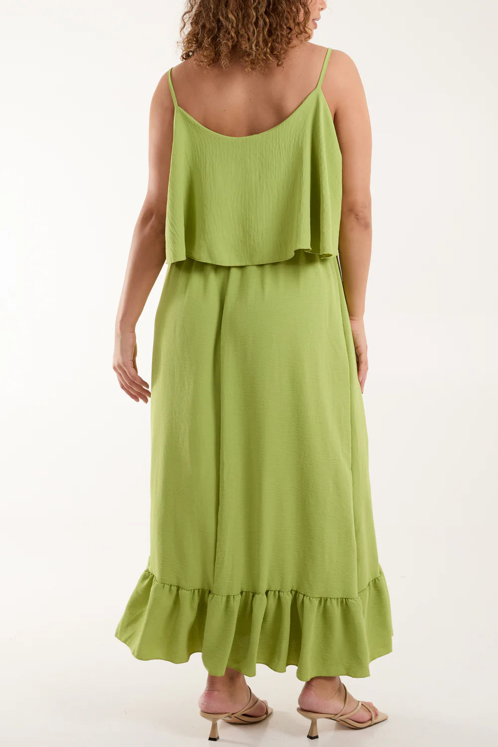 Double Layer Cami Maxi Dress | One Size 8–16