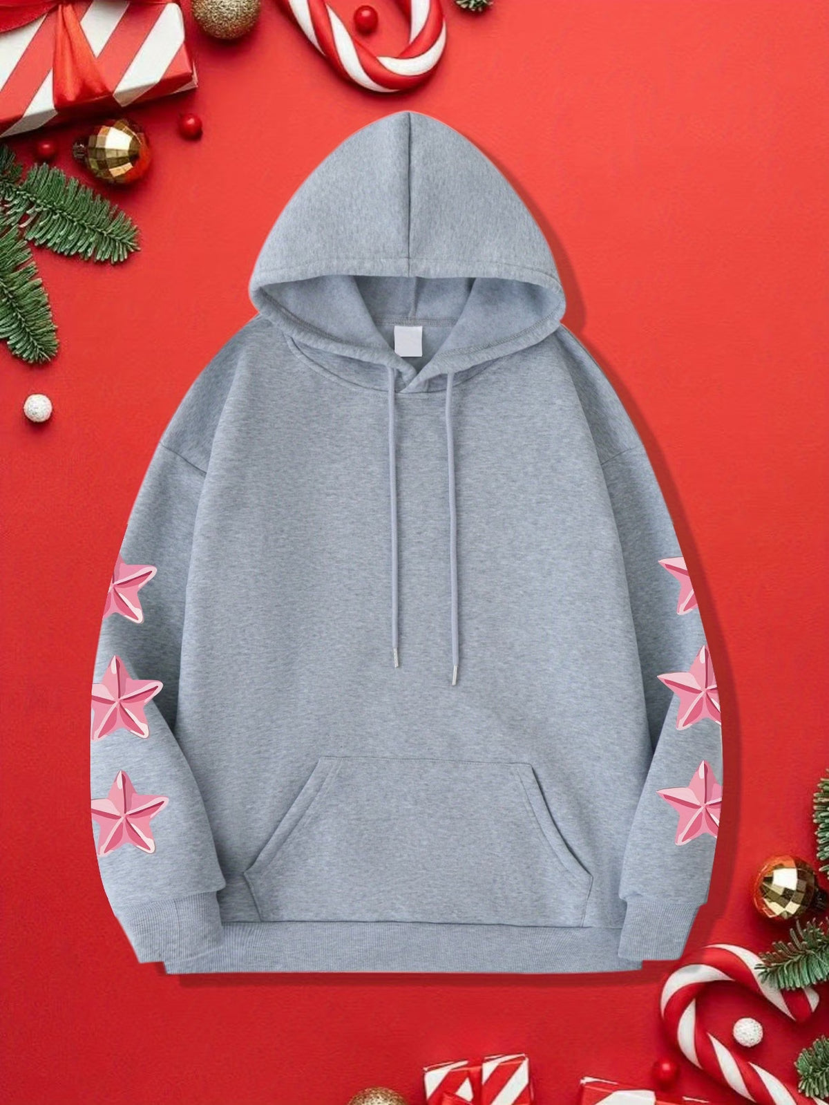 Women's Christmas Santa Pattern Printed Sweatshirt
