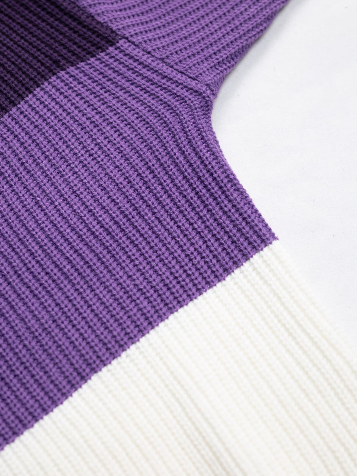 Women's Colour-Block Round-Neck Jumper