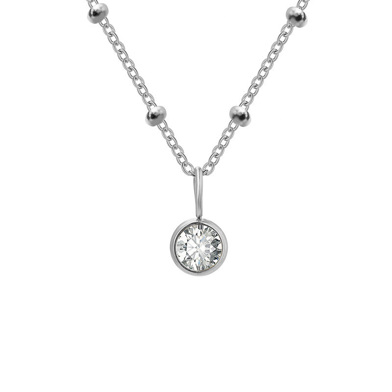 Diamond Birthstone Necklace