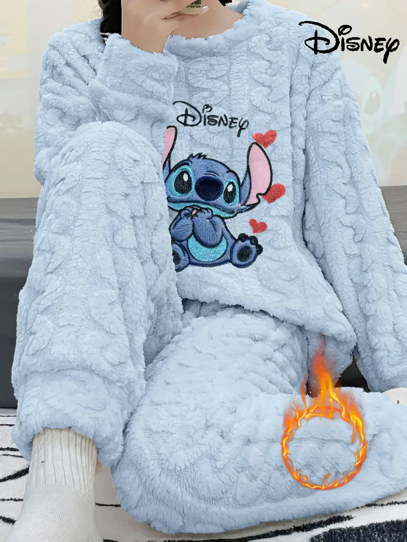 Trend Autumn-Winter New Classic Plush Pajama Set,