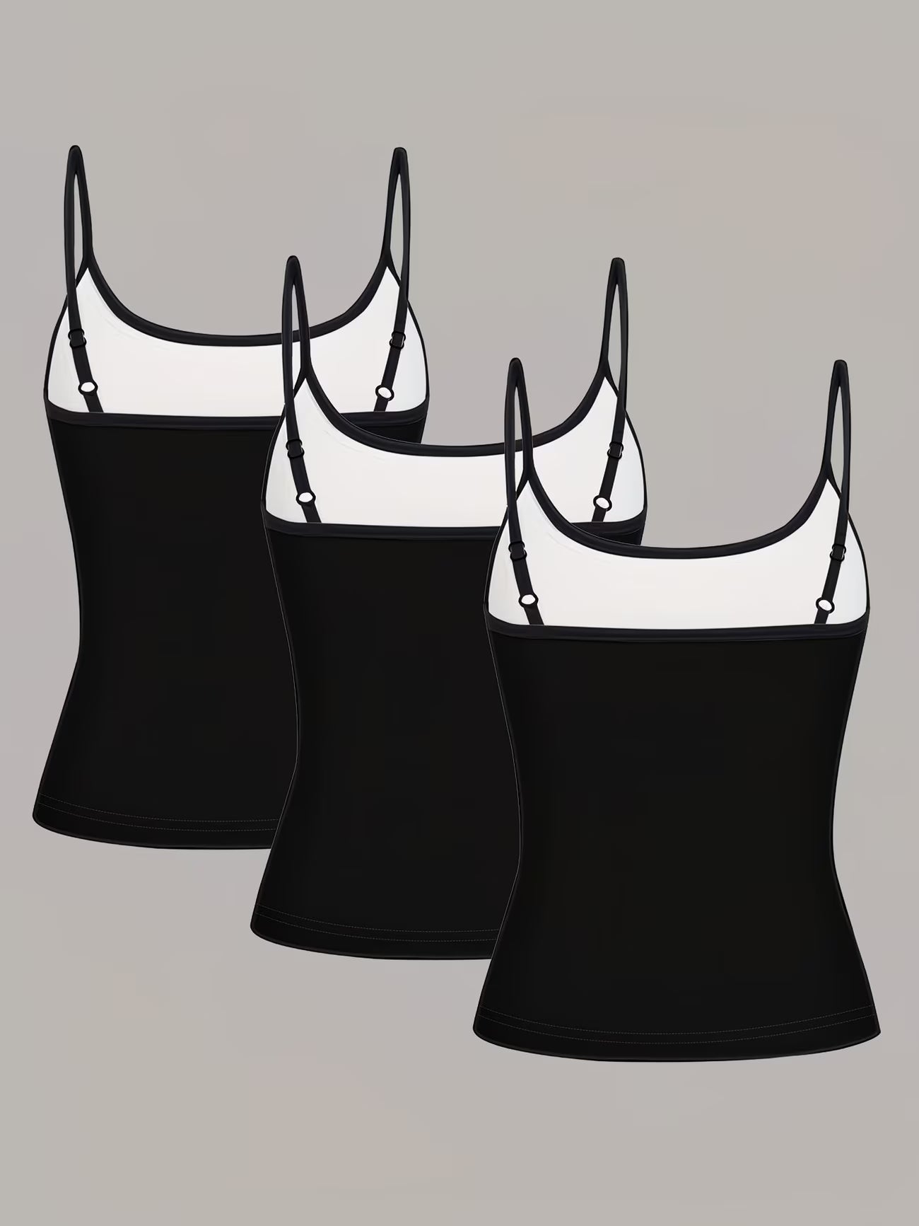 3-Piece Sparkling Butterfly Print Summer Set — Black