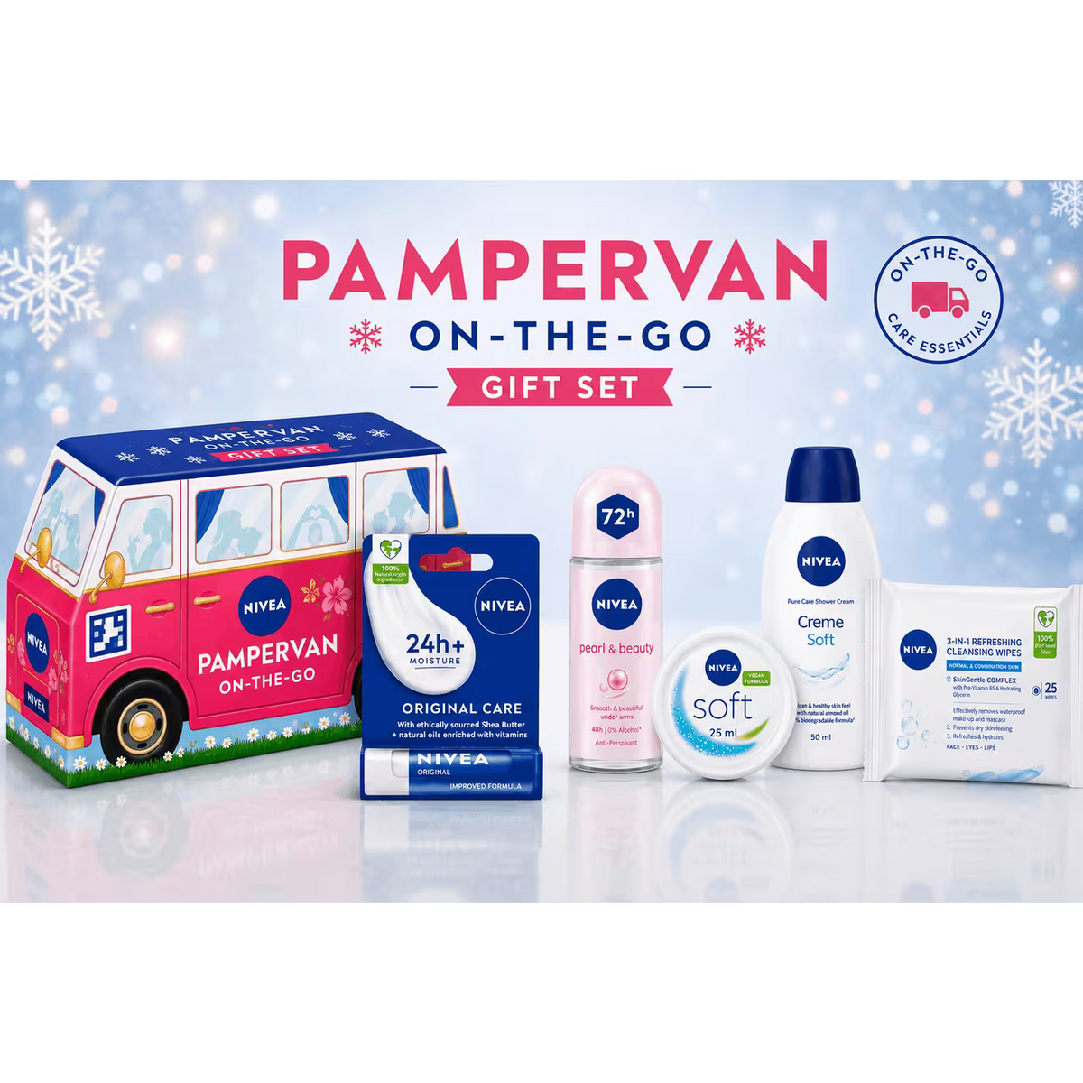 NIVEA Pampervan On-the-Go 5-Piece Gift Set