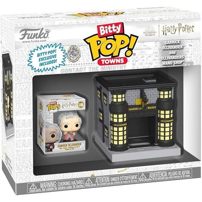 Harry Potter Ollivanders Wand Shop with Garrick Ollivander Figure