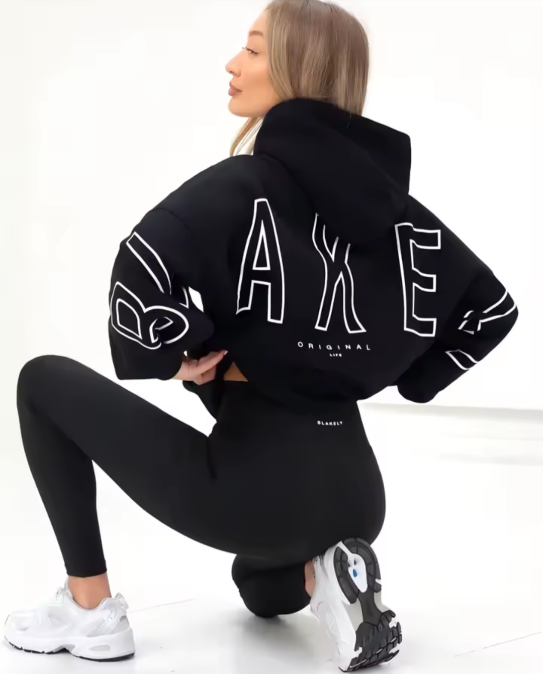 BLKY European Fashion Printed Hoodie