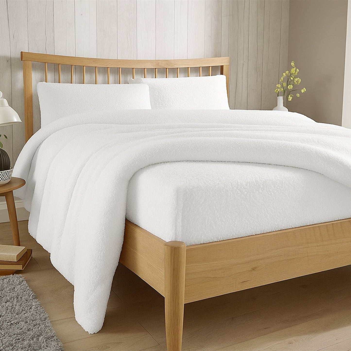 Teddy Fleece Extra Deep Fitted Sheet