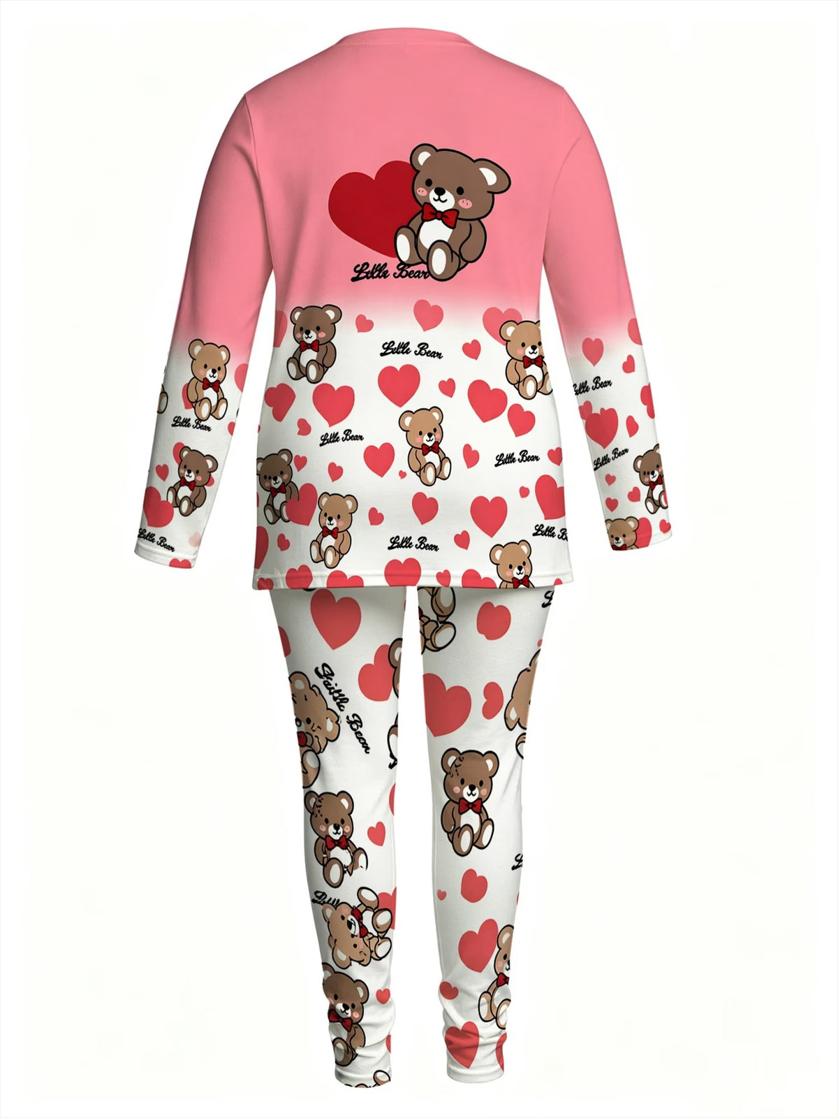 Women's Little Bean Teddy Bear Loungewear Set