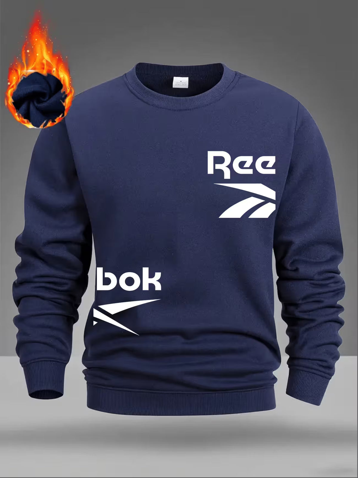 Men’s Fleece Crew Neck Sweatshirt