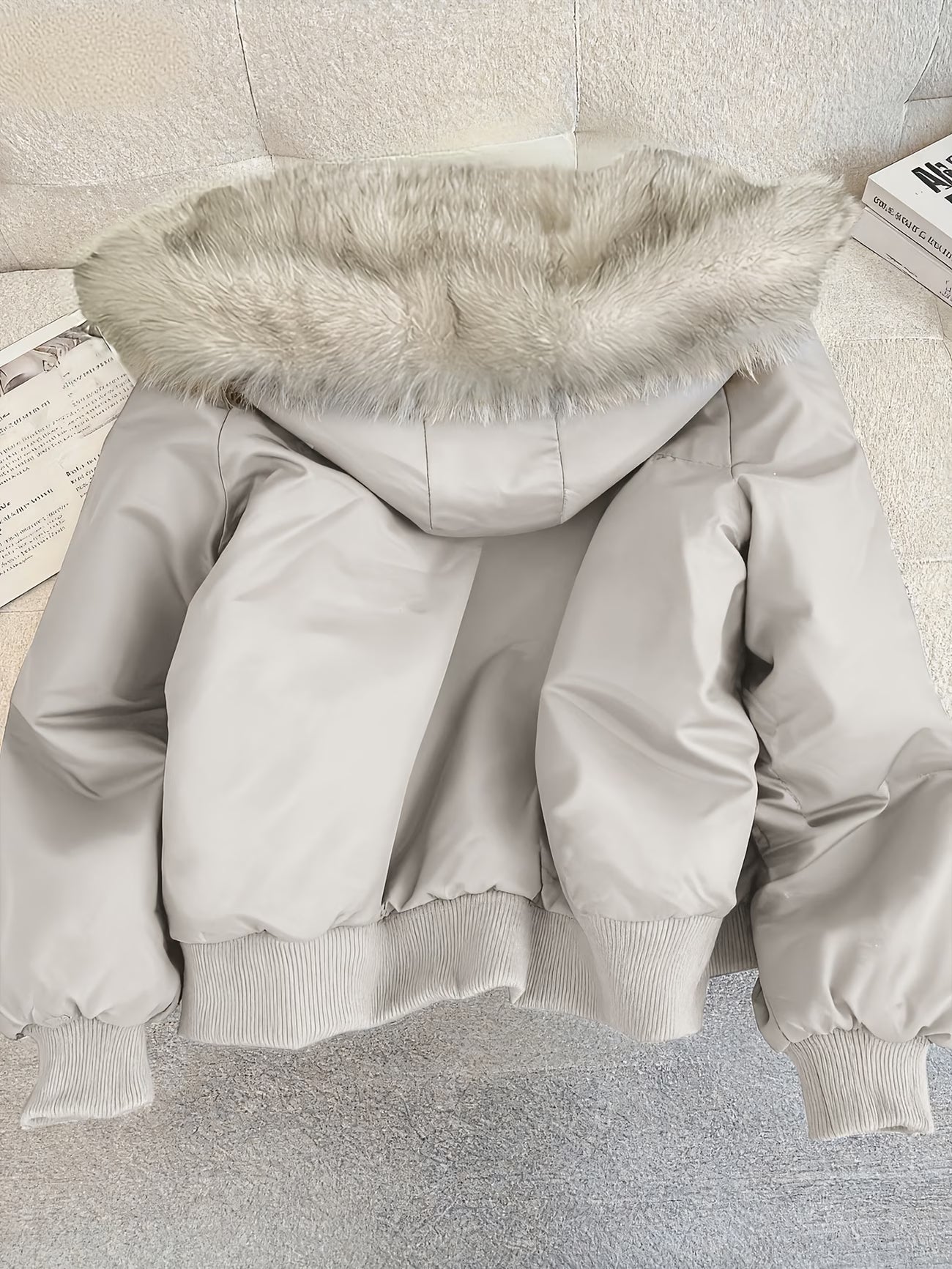 Women's Furry Jacket Coat – Autumn & Winter