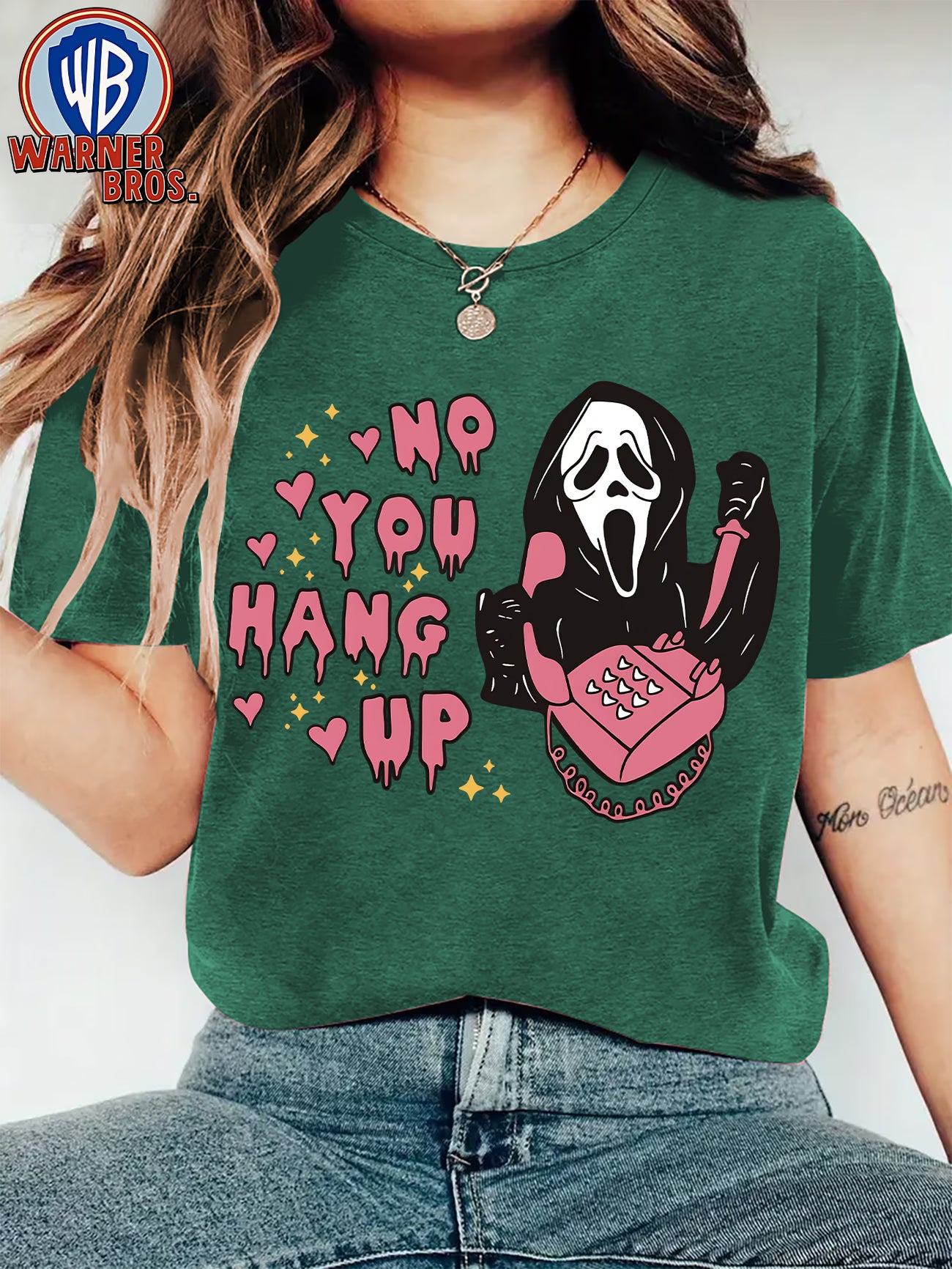 Women's Vintage Warner Bros. Killer T-Shirt — 90s Retro Phone Icon Print Tee
