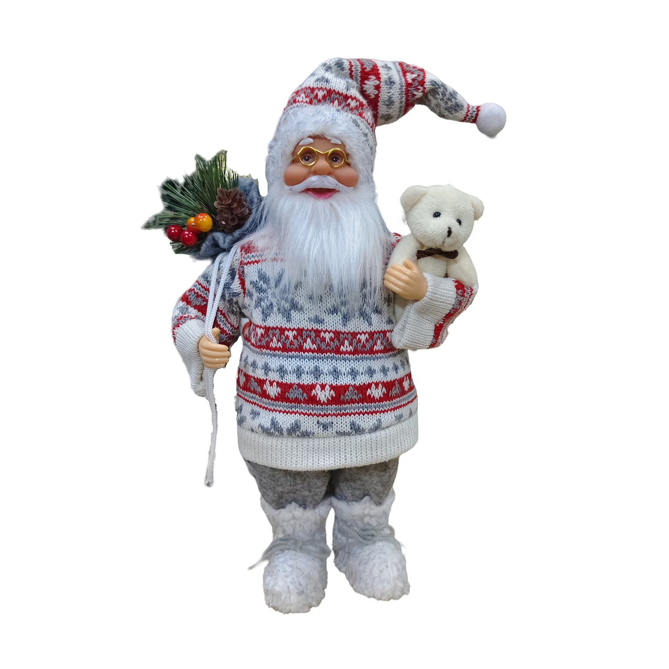 Collectible Santa Christmas Decoration Doll – 12 Inch / 30cm