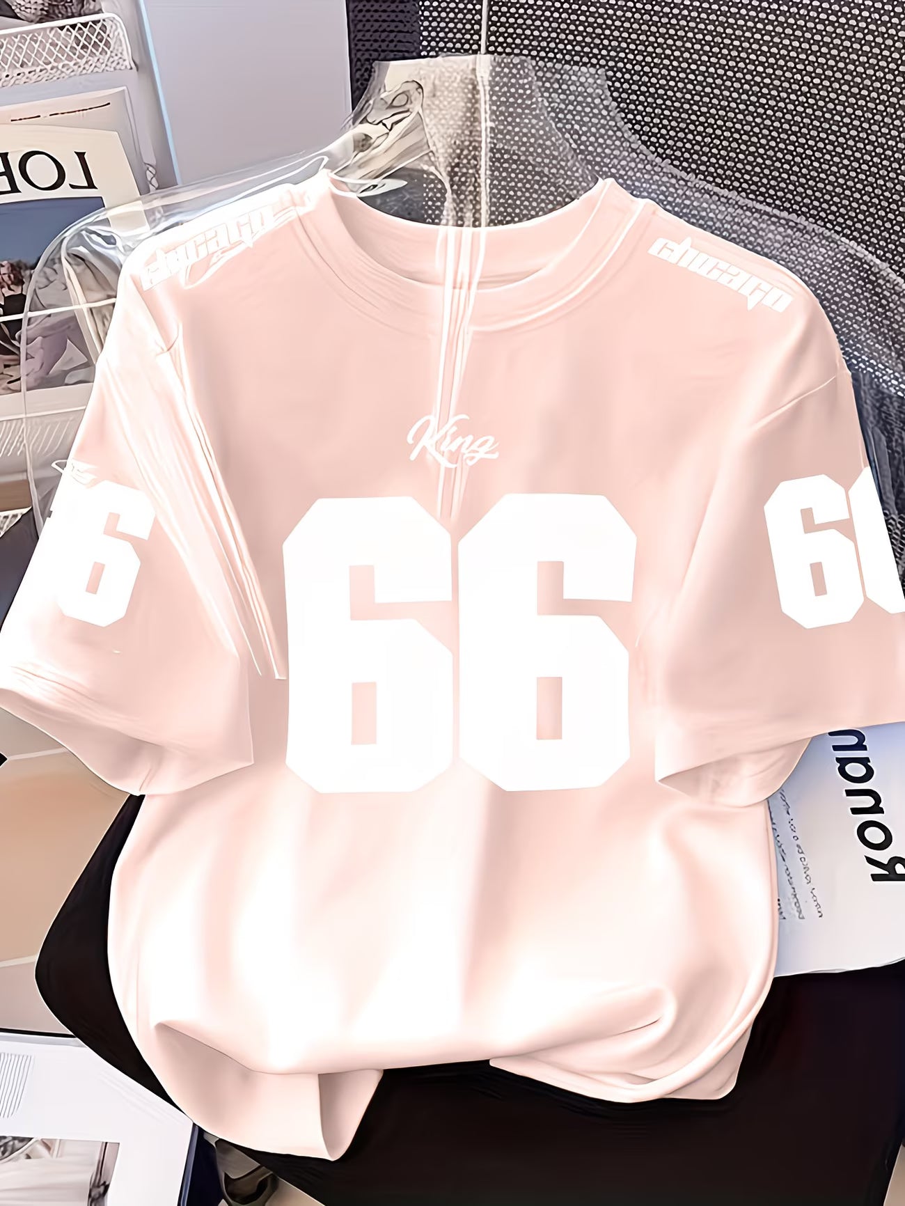 The 66Th Number Features a Lively And Playful Print Design,