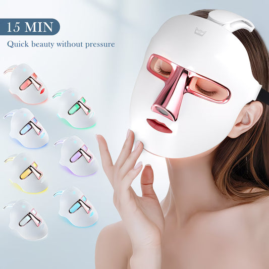 7 - Color LED Mask with 270 PCS Beads - Suitable for All Skin Types