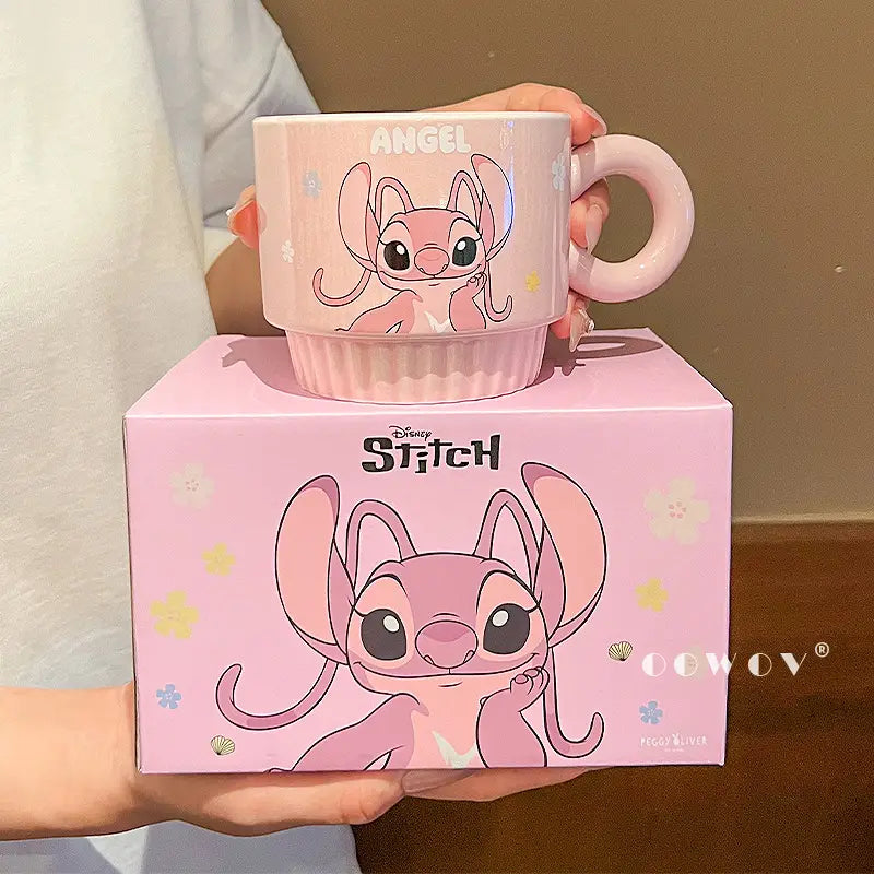 New Stitch Ceramic Stacking Single Cup
