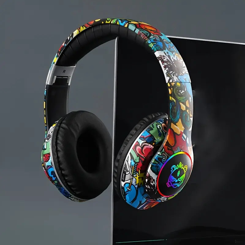 Wireless Headphones with Stereo Sound,