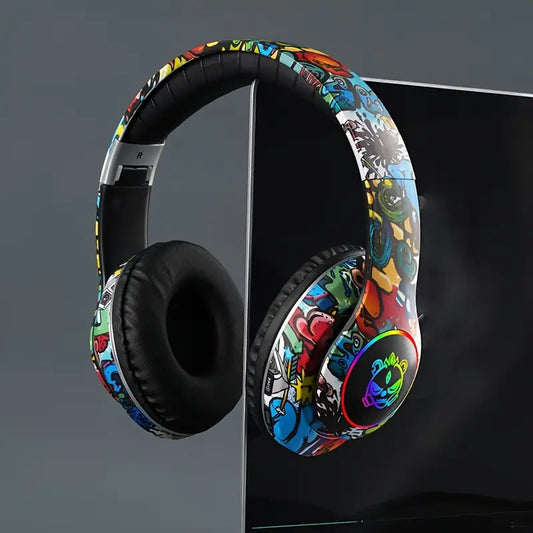 Wireless Headphones with Stereo Sound,