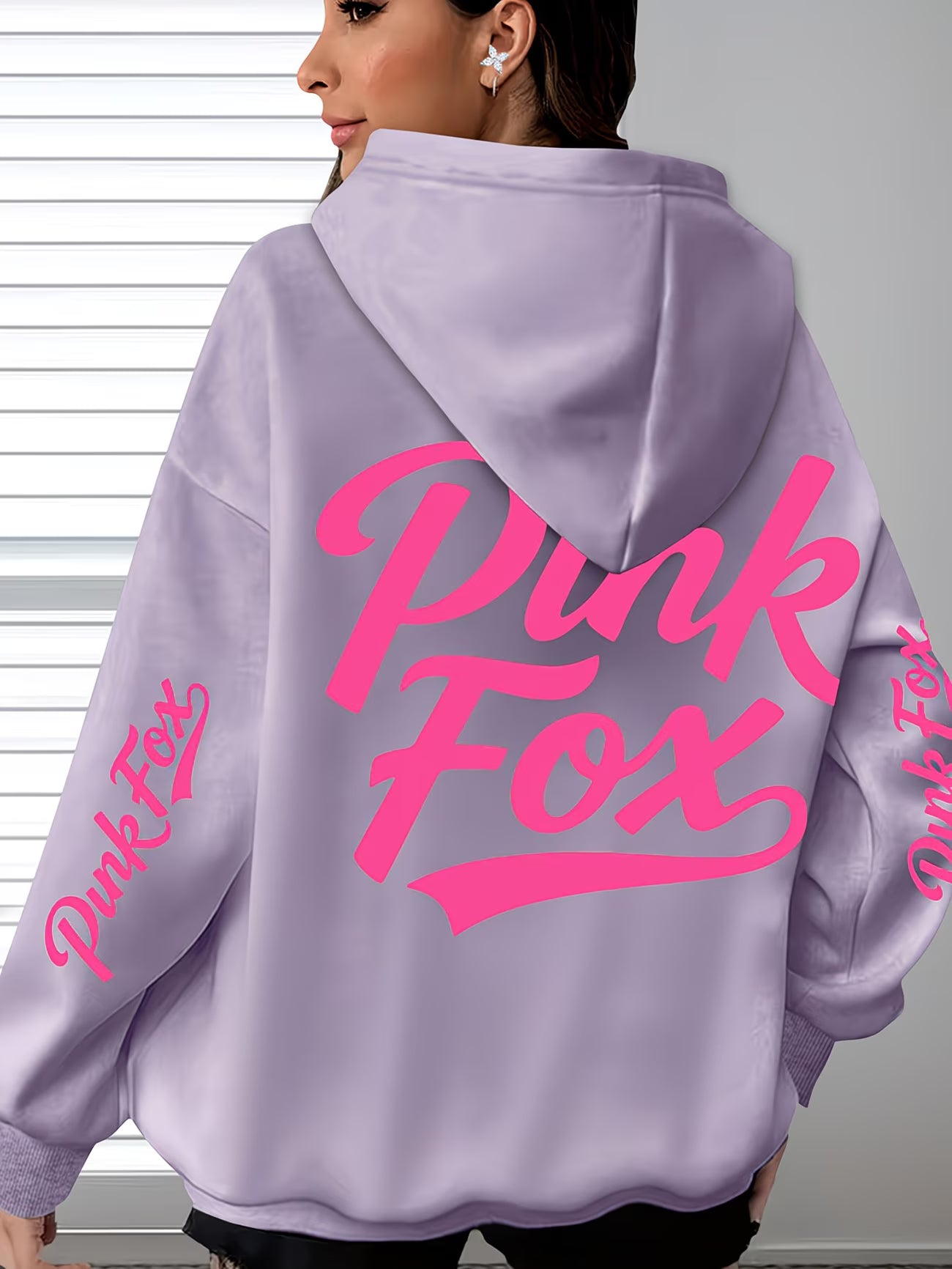 Popular Shiny Punk Printed Hoodie