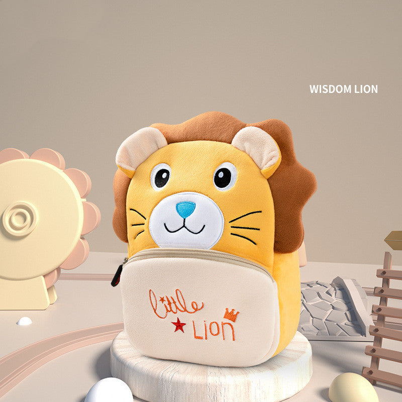 Cute Plush Animal Kindergarten Backpacks