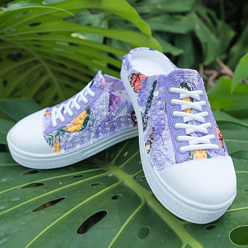 Women's Vintage Butterfly Platform Sandals | Multicolour Holiday Sandals