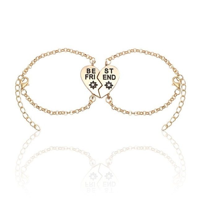 Best Friend Heart-Shaped Bracelets