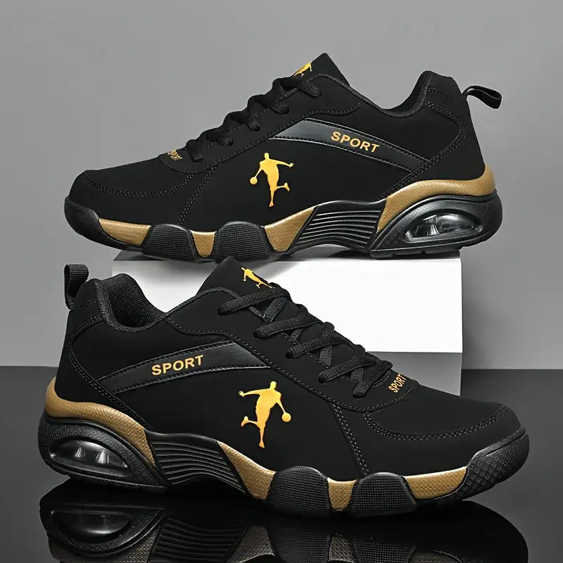 Men'S Breathable Mesh & PU Casual Sneakers