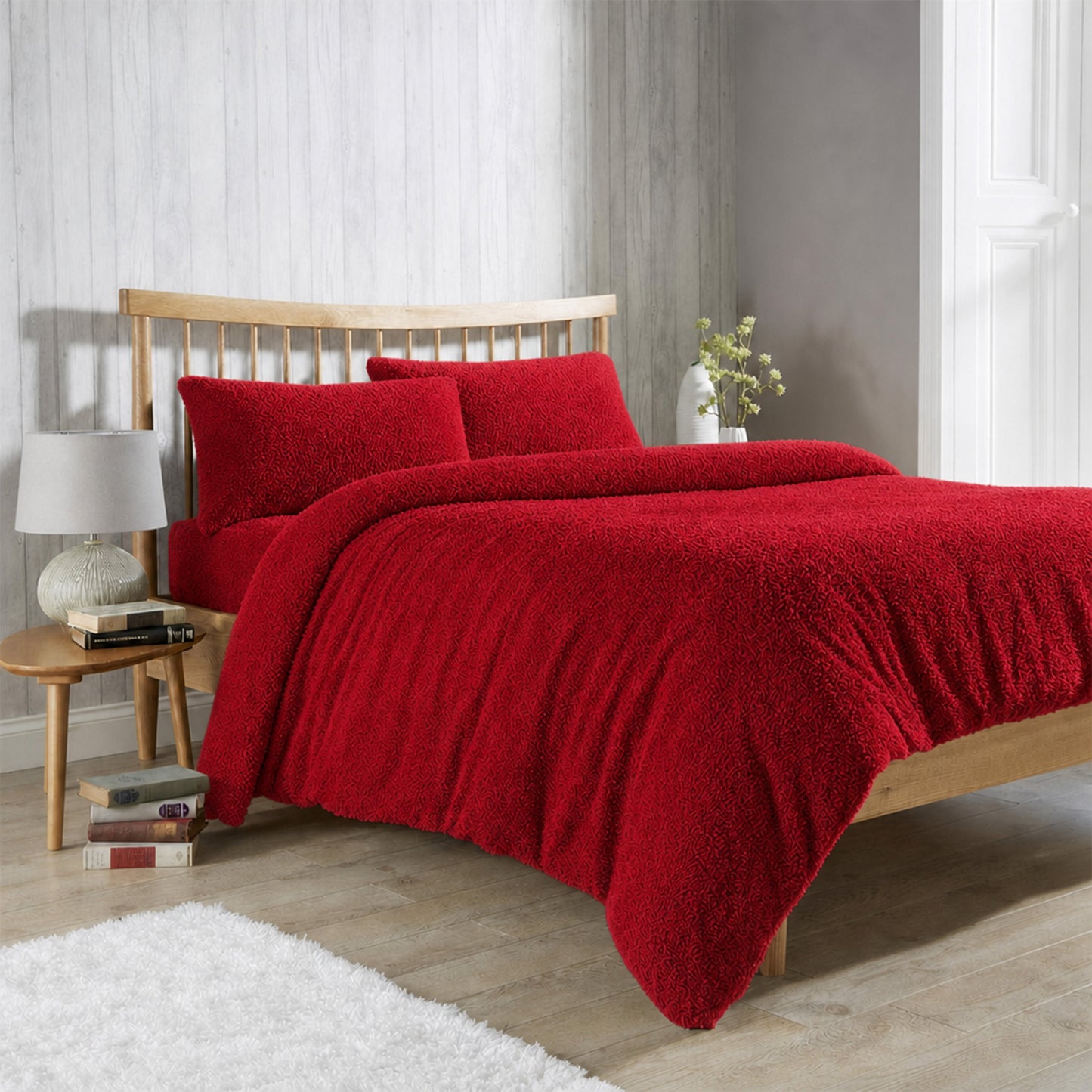 Teddy Fleece Duvet Cover Set