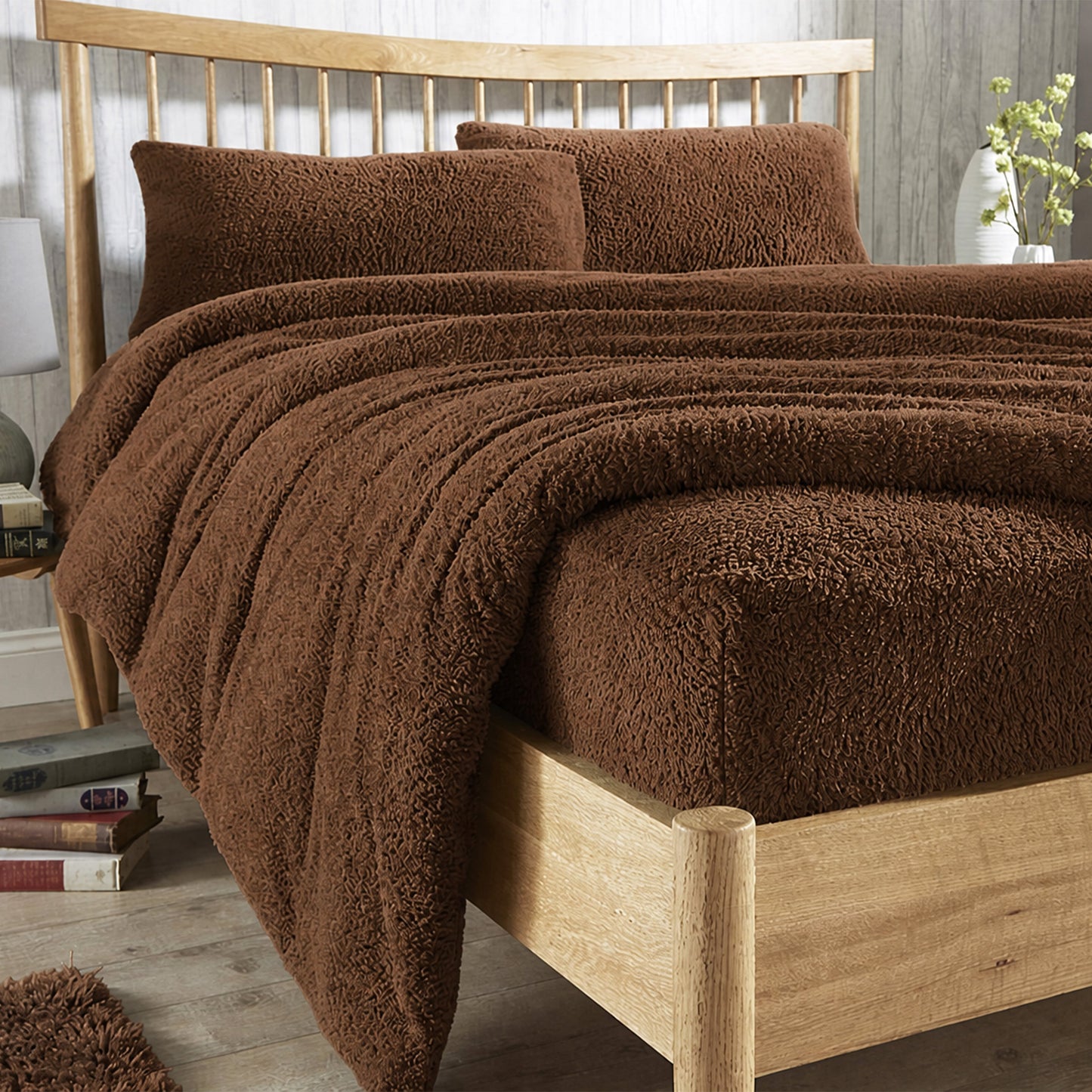 Teddy Fleece Extra Deep Fitted Sheet