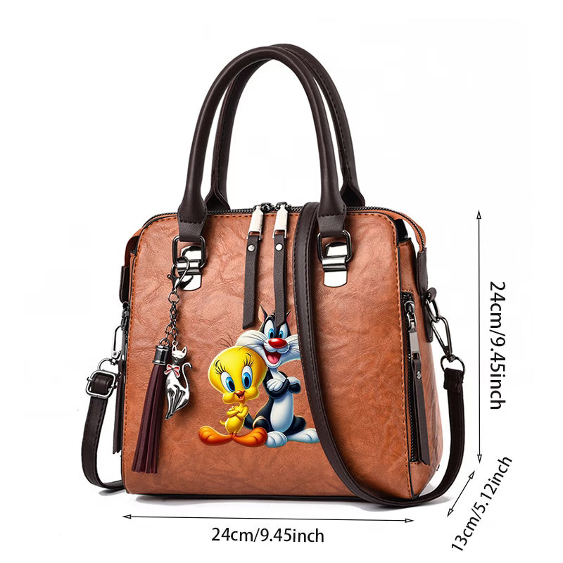 Warner Bros. Looney Tunes Tweety & Sylvester Print Women's Shoulder Bag