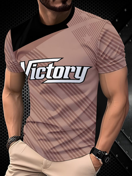 Men's Polyester Fibre Short-Sleeve T-Shirt