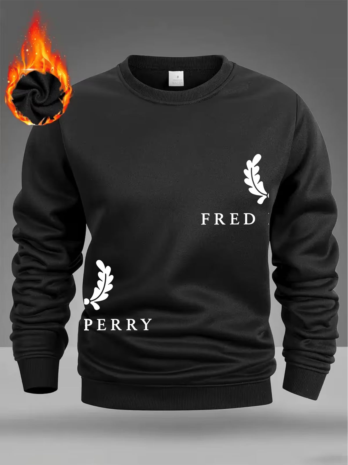 Men’s Lined Fleece Crewneck Sweatshirt