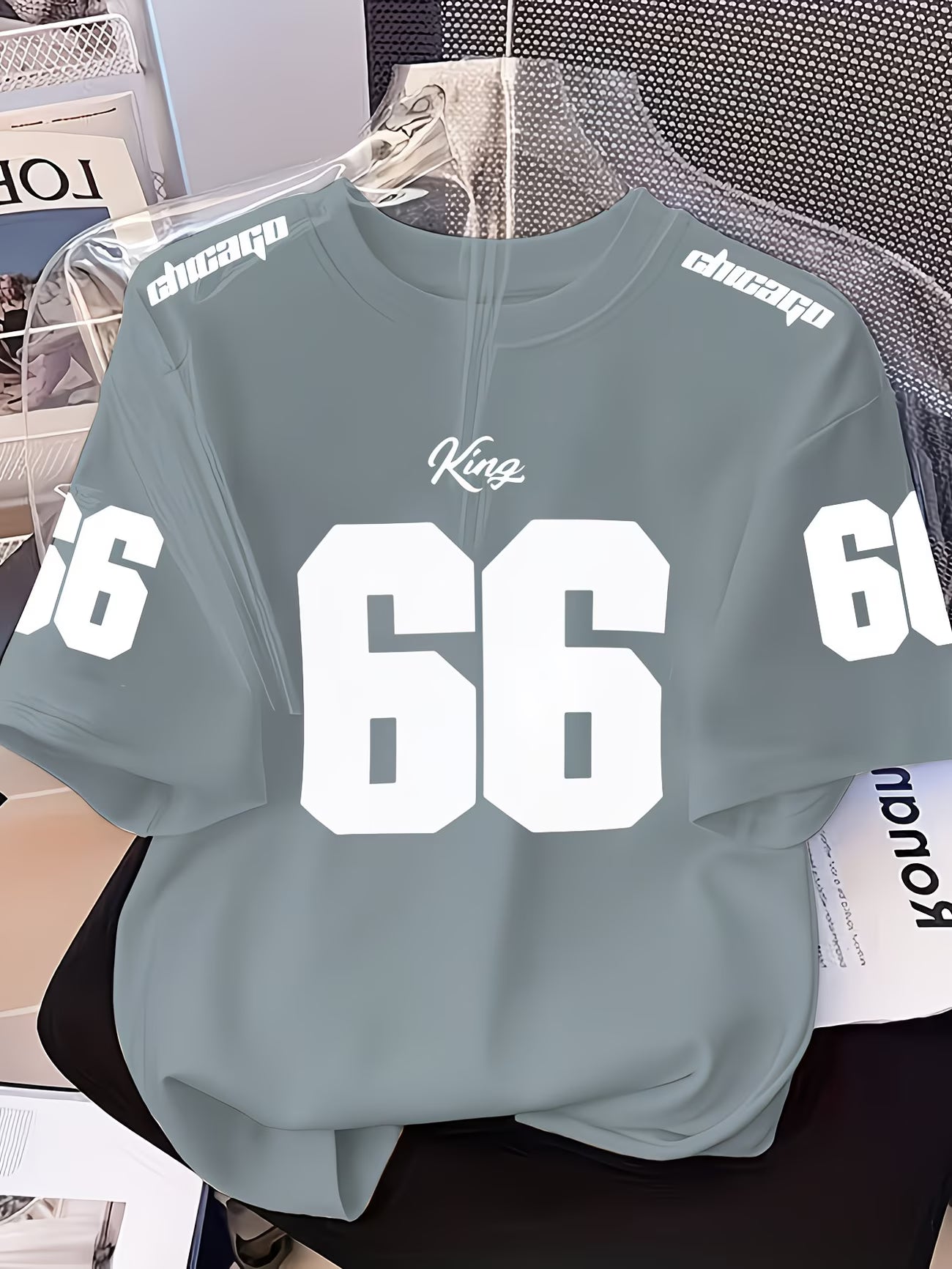 The 66Th Number Features a Lively And Playful Print Design,
