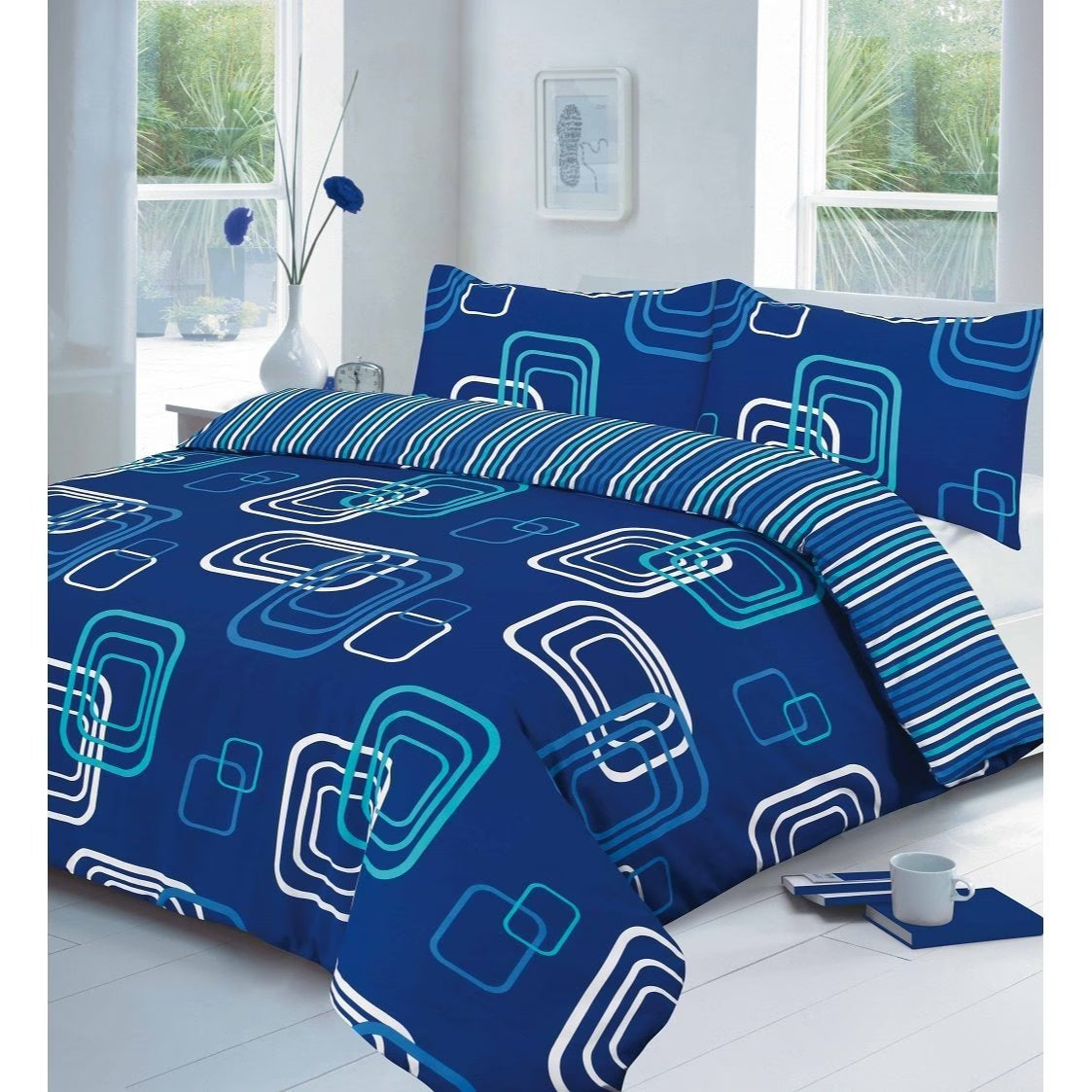 Blake Stripes Printed Duvet Cover Sets
