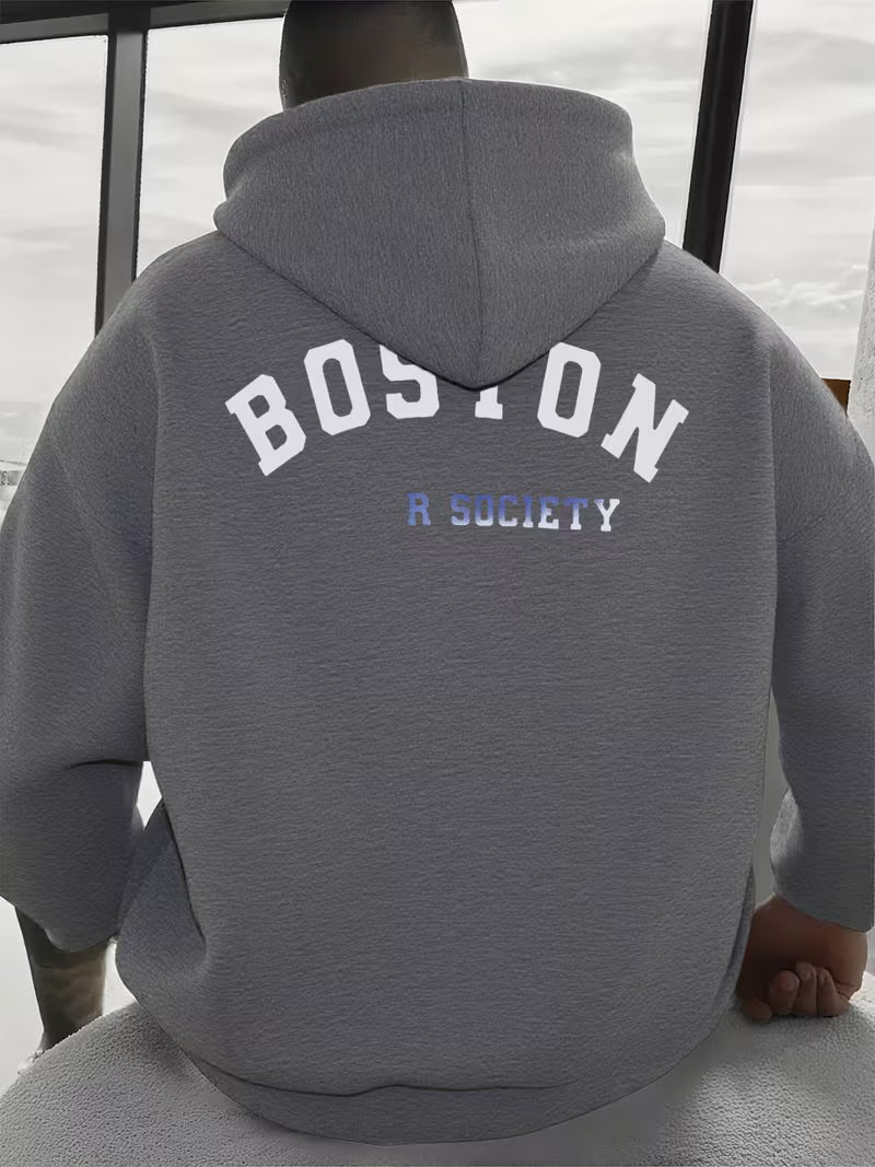 Men's Fleece-Lined Hooded Sweatshirt