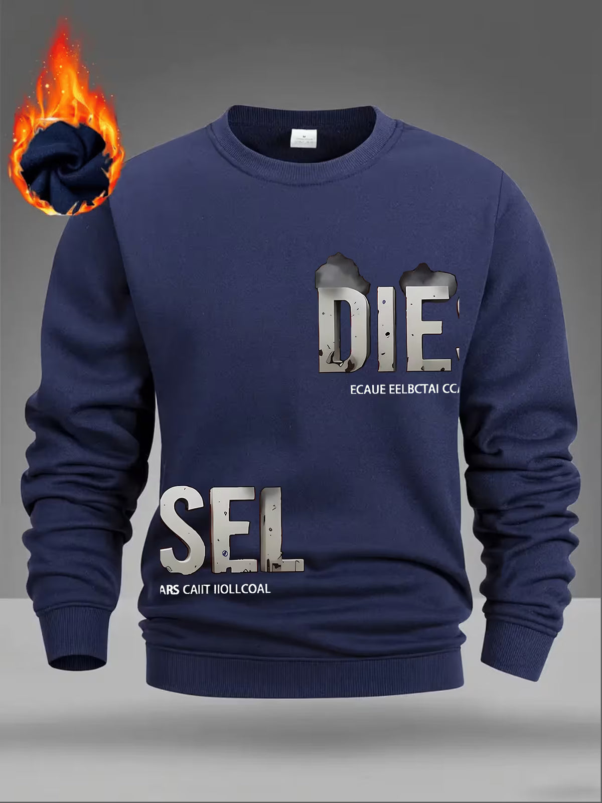 Men’s Fleece Crew Neck Sweatshirt